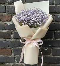 Букет цветов из:  Гипсофила в Русском Камешкире