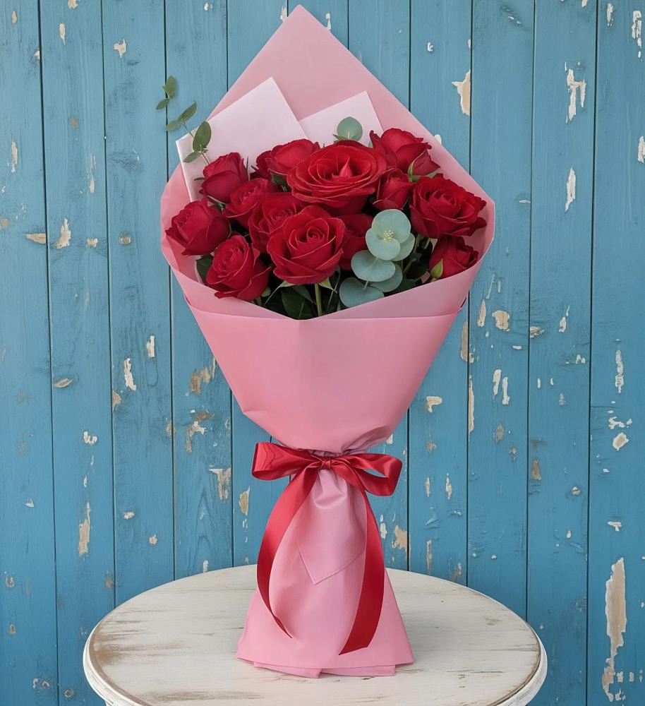 Букет цветов из: Розы в Русском Камешкире