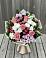 Букет цветов из: Альстромерии, Гвоздики, Розы и Хризантемы в Русском Камешкире