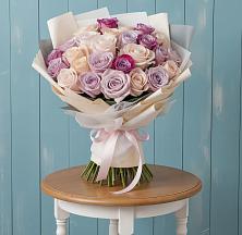 Букет цветов из:  Розы #REPLACE_PRED# Русском Камешкире