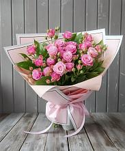 Букет Розовый кустик #REPLACE_PRED# Русском Камешкире