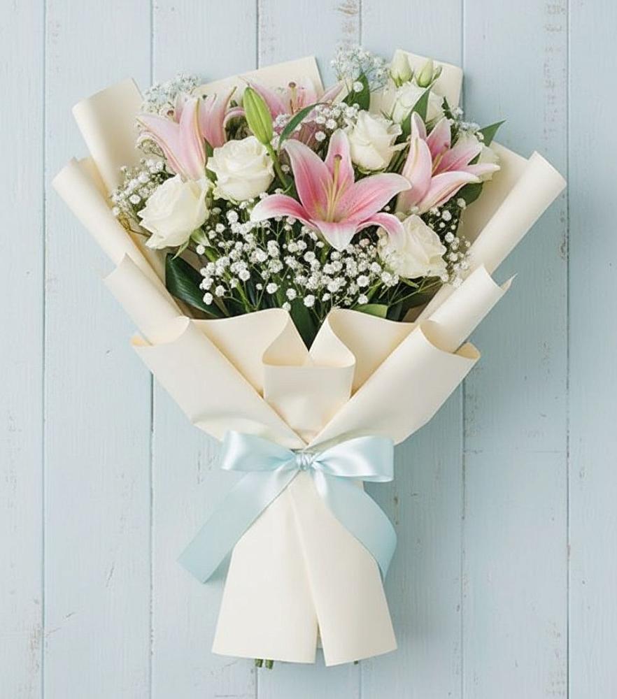 Букет цветов из: Лилии в Русском Камешкире