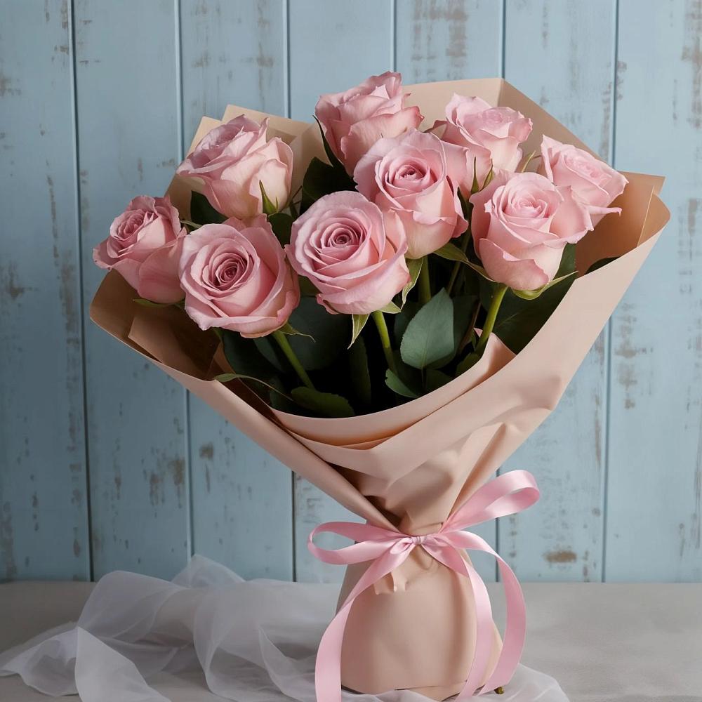 Букет цветов из: Розы в Русском Камешкире