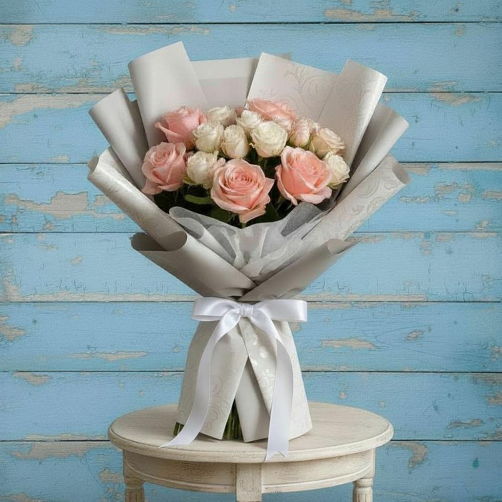 Букет цветов из: Розы в Русском Камешкире