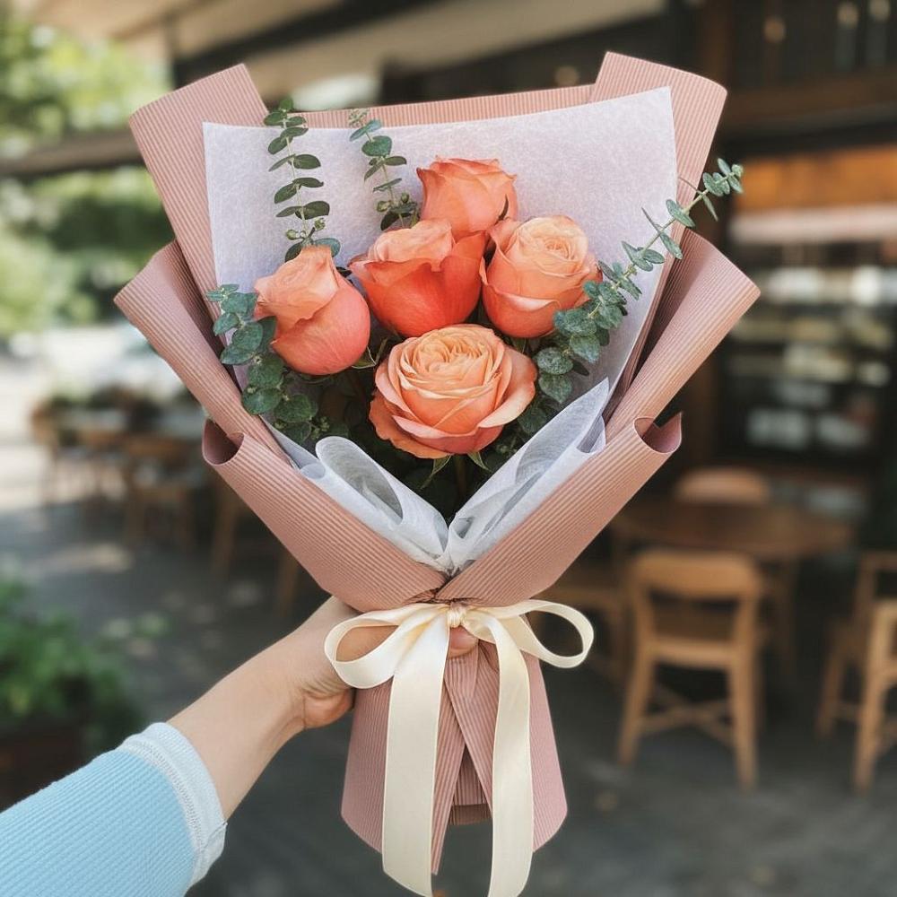 Букет цветов из: Розы в Русском Камешкире