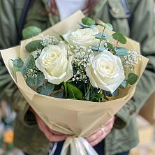Букет Нежные грёзы в Русском Камешкире Букет цветов из: Розы в Русском Камешкире