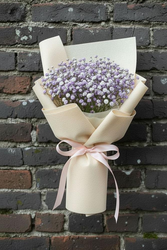 Букет цветов из: Гипсофила в Русском Камешкире