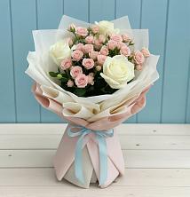 Букет цветов из:  Розы в Русском Камешкире