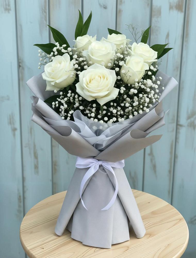 Букет цветов из: Розы в Русском Камешкире