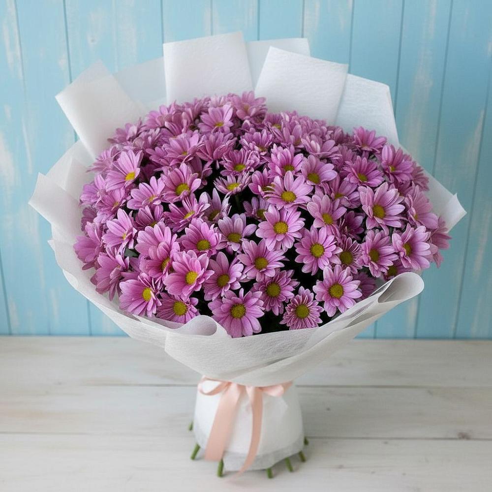 Букет цветов из: Хризантемы в Русском Камешкире