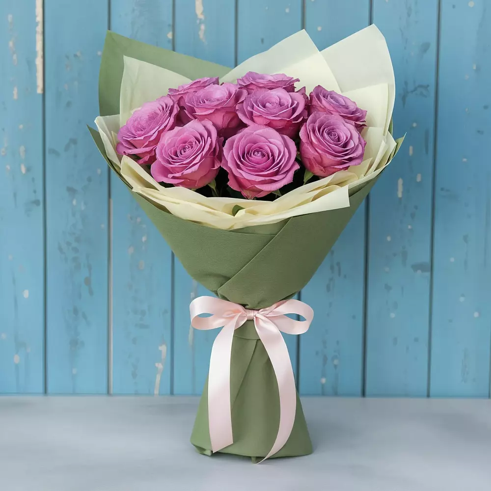 Букет Розы Фёрст Леди в Русском Камешкире