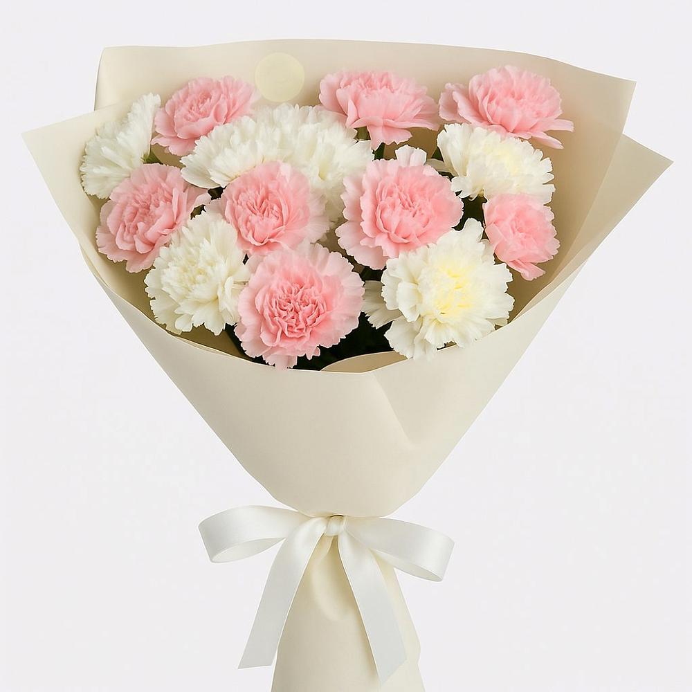 Букет цветов из: Гвоздики в Русском Камешкире