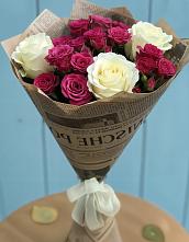 Букет цветов из:  Розы #REPLACE_PRED# Русском Камешкире