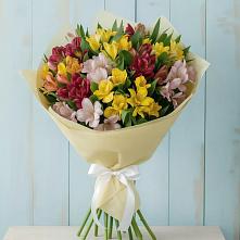 Букет цветов из:  Альстромерии в Русском Камешкире