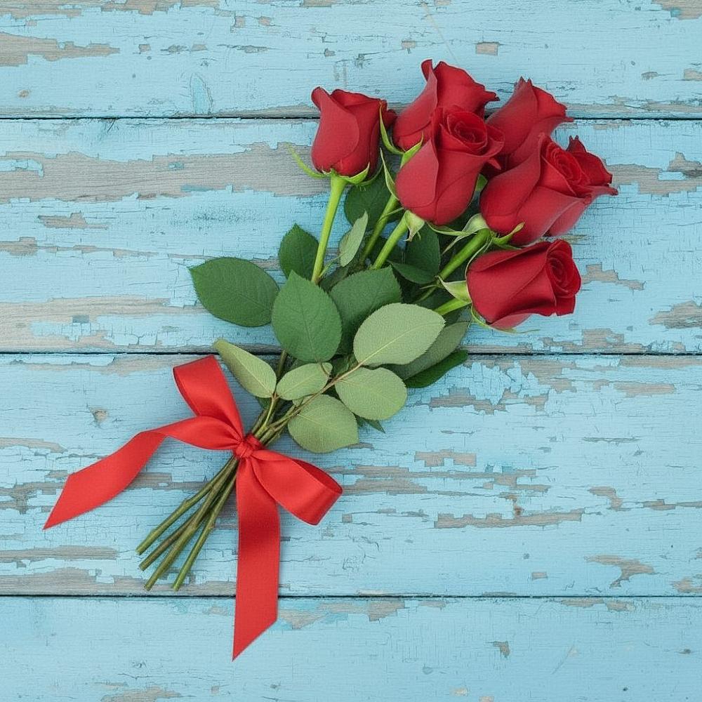 Букет Красные розы в Русском Камешкире