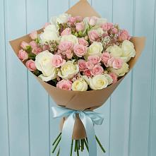 Букет цветов из:  Розы в Русском Камешкире